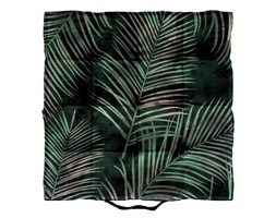 Dekoria Siedzisko Kuba na krzesło, zielony w liście, 40 × 40 × 6 cm, Velvet