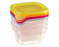 4 Pojemniki na Żywność 250 ml Fresh&Go Curver