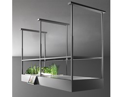 Okap Falmec SPAZIO ISOLA WYSPOWY 180 CZARNY 180 cm 600 m³/h