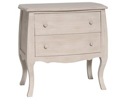 Klasyczna komoda z drewna bielonego