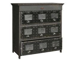 Industrialna Komoda metalowa z szufladami w stylu loft