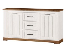Komoda 2D3S Country 45 : Czas dostawy - 1-4 tygodnie, Kolor korpusu - sosna andersen, Kolor wstawek - dąb stirling