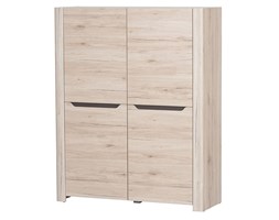 Komoda 2D Desjo 04 : Czas dostawy - 1-4 tygodnie, Kolor frontu - dąb san remo, Kolor korpusu - dąb san remo, Kolor wstawek - brąz uni