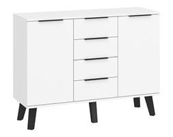 Komoda Sven 2D4S (SVN-02) : Czas dostawy - 1-4 tygodnie, Kolor frontu - biały połysk, Kolor korpusu - biały