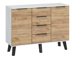 Komoda Sven 2D4S (SVN-02) : Czas dostawy - 1-4 tygodnie, Kolor frontu - craft złoty, Kolor korpusu - craft bialy