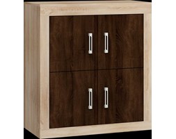 Komoda VERIN 4S (VRN-11) : Czas dostawy - 1-4 tygodnie, Kolor frontu - dąb sonoma ciemna, Kolor korpusu - dąb sonoma