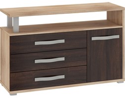 Komoda duża Angel 1D3S (ANG-04) : Czas dostawy - 1-4 tygodnie, Kolor frontu - dąb sonoma ciemna, Kolor korpusu - dąb sonoma