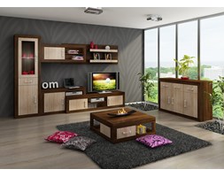 Komoda Verin średnia 3D3S (VRN-10) : Czas dostawy - 1-4 tygodnie, Kolor frontu - dąb sonoma, Kolor korpusu - dąb sonoma ciemna