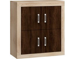 Komoda Verin 4D (VRN-01) : Czas dostawy - 1-4 tygodnie, Kolor frontu - dąb sonoma ciemna, Kolor korpusu - dąb sonoma