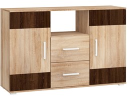 Komoda Solar (SLR-01) : Czas dostawy - 1-4 tygodnie, Kolor frontu - dąb sonoma, Kolor korpusu - dąb sonoma ciemna