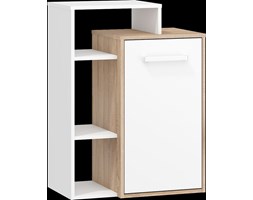 Komoda Rio L1D (RIO-08) : Czas dostawy - 1-3 tygodnie, Kolor frontu - biały mat, Kolor korpusu - dąb sonoma