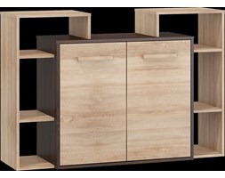 Komoda Rio 2D (RIO-05) : Czas dostawy - 1-3 tygodnie, Kolor frontu - dąb sonoma, Kolor korpusu - dąb sonoma ciemna