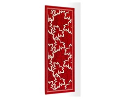 Wytrzymały chodnik kuchenny Floorita Maple Rosso, 55x280 cm