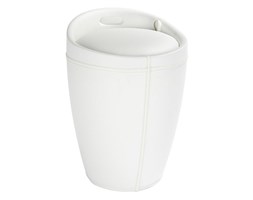 Biały kosz na pranie i taboret w jednym Wenko Candy Look, 20 l