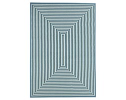 Jasnoniebieski wytrzymały dywan odpowiedni na zewnątrz Floorita Braid, 133x190 cm