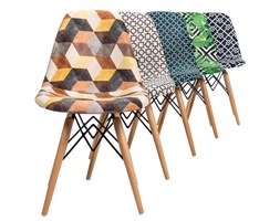 NOWOCZESNE DESIGNERSKIE KRZESŁO TAPICEROWANE EOS-V - różne rodzaje