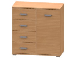 KOMODA - GD03 - 80x40x82cm - 90 kolorów