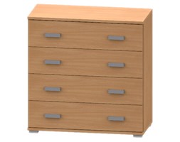 KOMODA - GD10 - 80x40x82cm - 90 kolorów