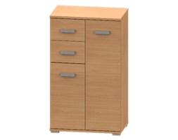 KOMODA - GD25 - 60x40x101cm - 90 kolorów