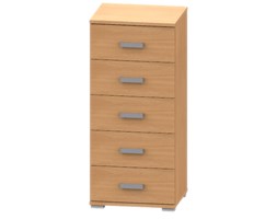 KOMODA - GD12 - 40x40x101cm - 90 kolorów