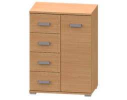 KOMODA - GD02 - 60x40x82cm - 90 kolorów