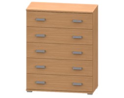 KOMODA - GD14 - 80x40x101cm - 90 kolorów