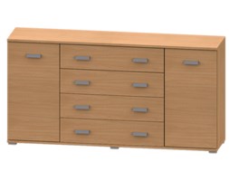 KOMODA - GD17 - 160x40x82cm - 90 kolorów