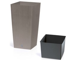 Doniczka PROSPERPLAST Rato Square DRTS325-7529U Mocca