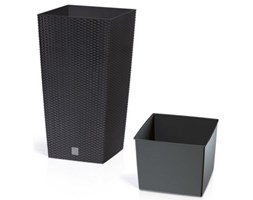 Doniczka PROSPERPLAST Rato Square DRTS400-S433 Antracyt