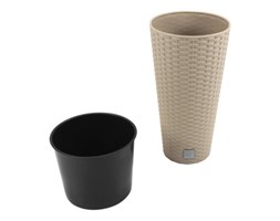 Doniczka PROSPERPLAST Rato Tubus DRTUS400 Mocca