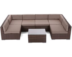 Narożnik HOME&GARDEN Kansas Maxi Brown / Taupe