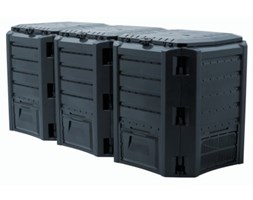 Kompostownik EKOBAT IKSM 1200l Czarny