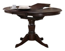 Stół rozkładany Valle 90(124)x90 cm orzech