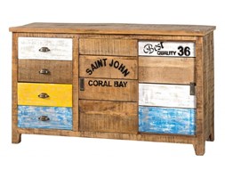 Komoda industrialna z drewna mango Coral Bay