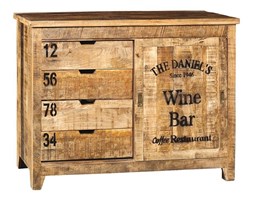 Komoda loftowa z drewna mango Wine Bar