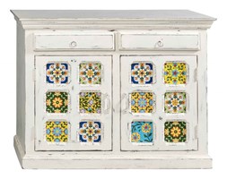 Komoda z bielonego drewna mango i ceramiki Nicea 2