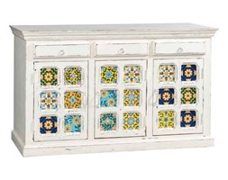 Komoda z bielonego drewna mango i ceramiki Nicea 3