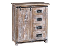 Komoda z bielonego drewna mango Seaport 305