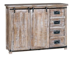 Komoda z bielonego drewna mango Seaport 309