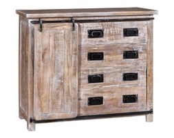 Komoda z bielonego drewna mango Seaport