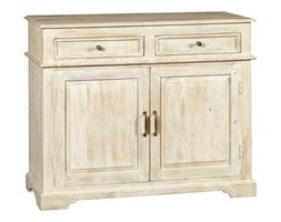 Komoda z drewna mango Cottage 2 szuflady 2 drzwi