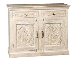 Komoda z drewna mango Flow 2 szuflady 2 drzwi