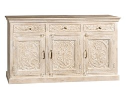 Komoda z drewna mango Flow 3 szuflady 3 drzwi