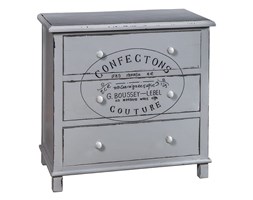 Komoda z litego drewna Confections szara