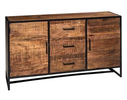 Komoda industrialna z drewna mango Chelsea 2 drzwi
