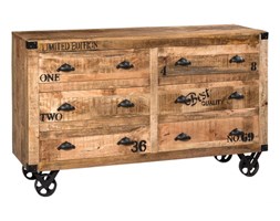 Komoda industrialna z litego drewna mango Stanley 6