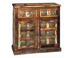 Komoda z drewna z recyklingu Elephant Brass