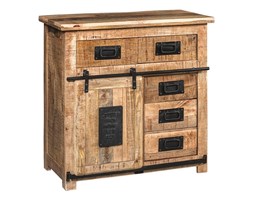 Komoda z litego drewna mango Newport 90