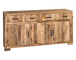Komoda z litego drewna mango Town 4 szuflady