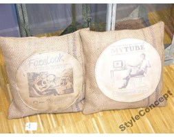 Poszewka na poduszkę " Patch II" Vintage